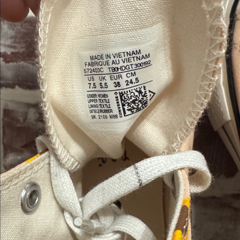 Converse Chuck Taylor All Star “Summer Spirit” Sunflower Platform Women’s Sz 7.5 - Picture 8 of 8